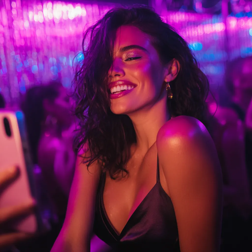 A private uncensored Vixen AI chat on a phone screen